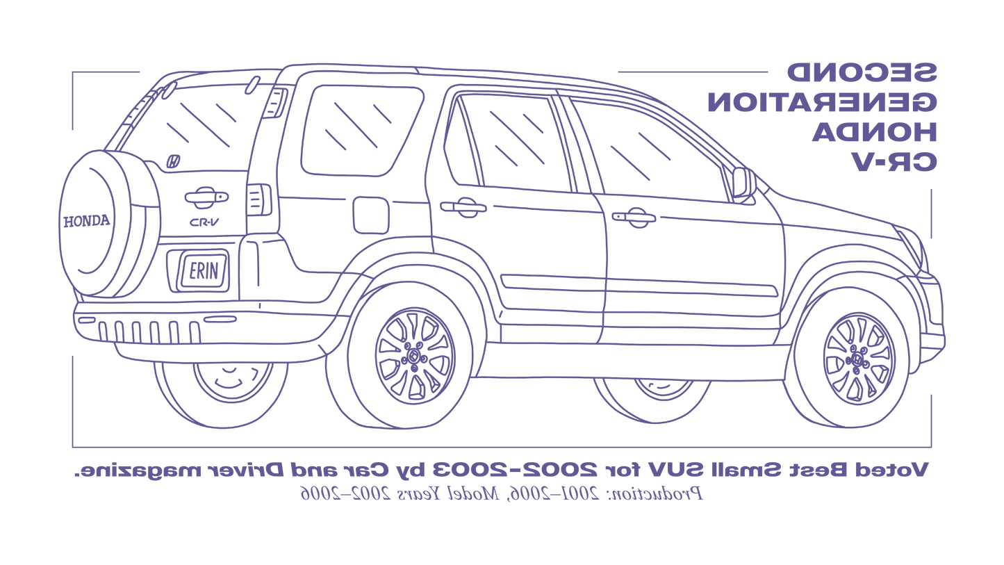HONDA CR-V GANG double-sided tee