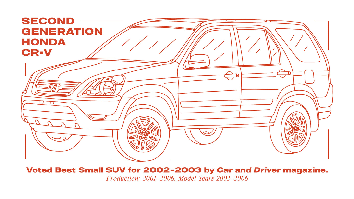 HONDA CR-V GANG DOUBLE-SIDED TEE