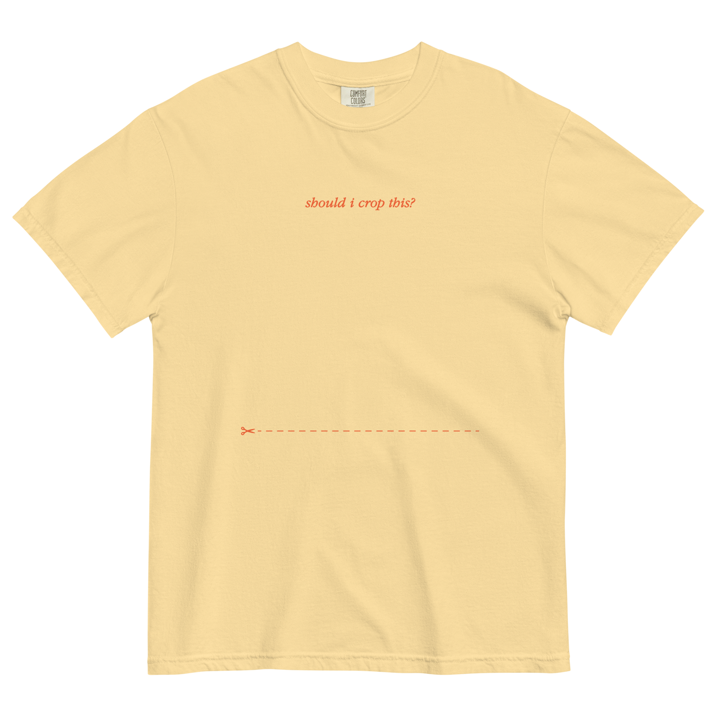 SHOULD I CROP THIS tees